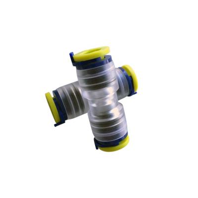 China Micro HDPE Conduit End Coupler Quick Push Fit Micro Connectors HDPE Conduit Coupler Equal for sale