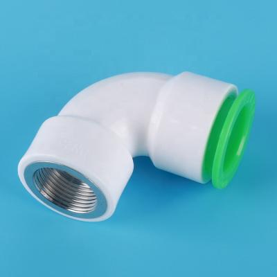 China RPLF Plastic Type Quick Elbow Pipe Water Reducer Union Connector Round Tube Plastic Connectors for sale