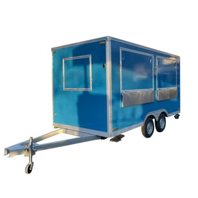 China Chinese Vegetable Processing Factory Price Food Van Mobile Food Trailer Hot Touring Food Cart For Sale for sale