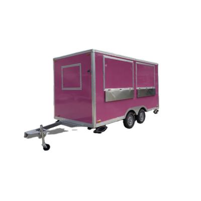 China Hotels Food Truck Fridge Freezer Ice Cream Food Trailer for sale