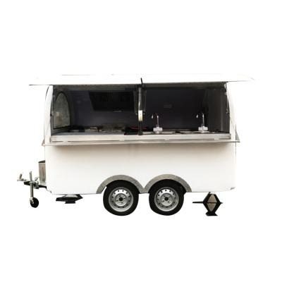 China Mobile Vegetable Processing Plant Food Truck Galvanized Truck Food Trailer For Sale Most Well-designed Fryer Chicken Griddle Food Cart Cart for sale