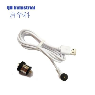 China Charging 1pin Male and Female Magnetic Pogo Male Connector for PCB Cable Power Charger USB Connector for sale