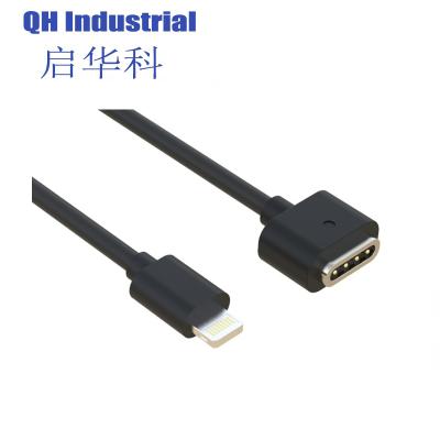 China Mobile Phone Cable Connector Usb Cable Light Data Cable Fast Charging Magnetic 4pin Connector For Apple for sale