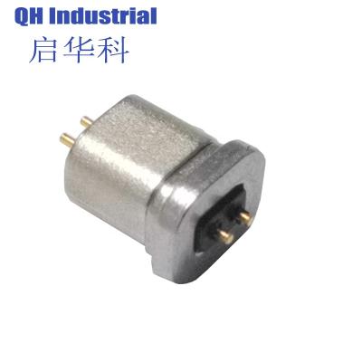 China Fill 2pin Male and Female Magnetic Pogo Pin Power Connector for PCB for sale