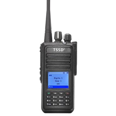 China 100 mile waterproof IP66 walkie talkie TSSD TS-D3800R 10W dmr radio 2000mah for sale