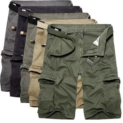 China Viable Viable Custom Design Mens Khaki Military Cargo Shorts Wholesale Cotton Casual Multi Pocket Men's High Street Work Cargo Shorts for sale