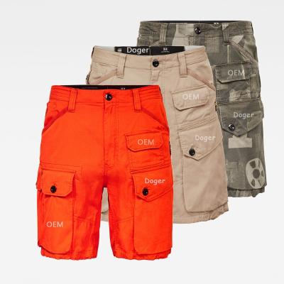 China Viable Manufacturer Custom Men Work Multi Pocket Polyester Cargo Shorts Summer Sport 3D Casual Pocket Men's Polyester Cargo Shorts for sale