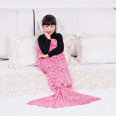 China Anti-pilling Korean hot sale little Ariel Character Mermaid Tail Snuggle cover for sale