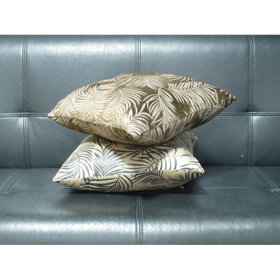 China Seat Vintage Design Gold Floral Designs Silver Embroidered Velvet Microfiber Cushion Covers for sale