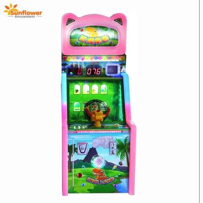 China 2018 New Coin Operated Redemption Game Cannon Dinosaur Ball Shooting Kids Game Machines for sale