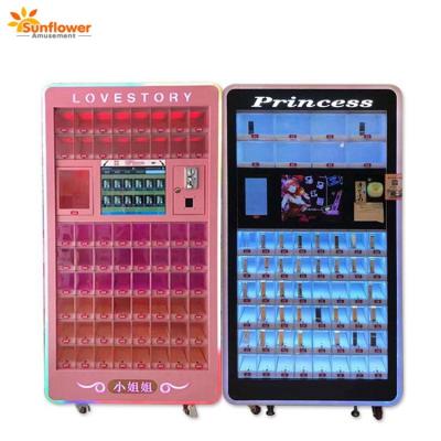 China Sunflower New Arrival Pretty Lipstick Vending Machine Indoor Games for sale