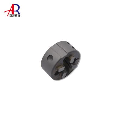 China Metal and Carbide Carbide Threading Cutting Round Die Stock Adjustable Die Solid Round Machine Screw Dies for sale