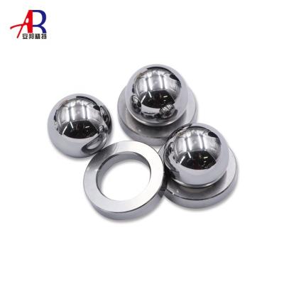 China Excellent wear resistant and high hardness YG6 tungsten carbide throttle valve seats and balls for sale