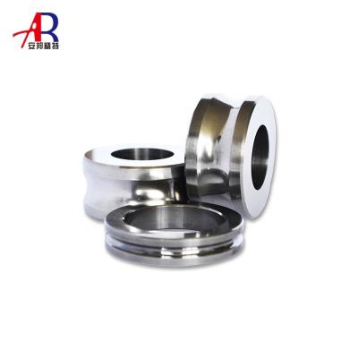 China Tungsten Carbide Guide Roller Alloy Bearing Ribbed Roller for sale