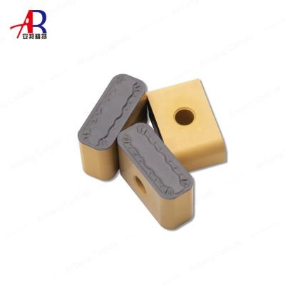 China LNUX Tungsten Carbide Hub Milling Steel Railway Inserts for sale