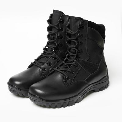 China Fashion Trend EUR 37-48 Brand Factory Hot Selling Breathable Combat Boots Team Training Tactical Leather Boots for sale