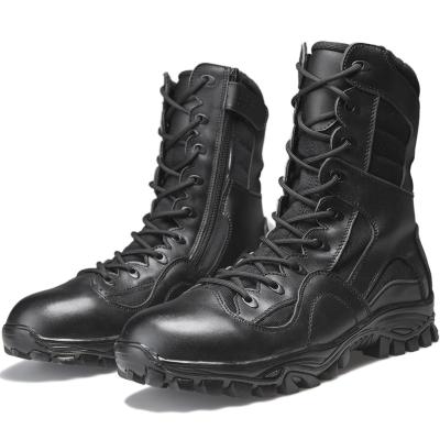 China Factory direct sales fashion trend black combat training boots outdoor non-slip jungle hunting combat boots for sale