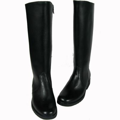 China Other factory sells all motorcycle leather outdoor riding boots and knee length boots for sale