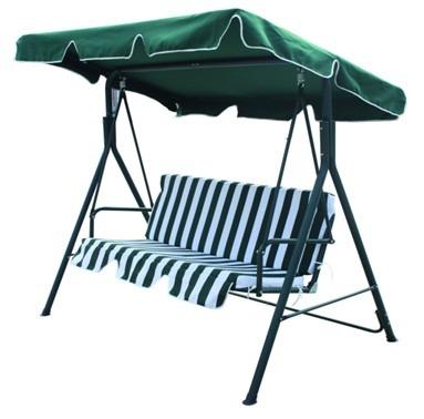 China Leisure Style 3 Seat Garden Canopy Swing Chair Patio Garden Swing For Outdoor Backyard And Deck for sale