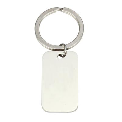 China Customized Environmentally Friendly Name Logo Key Chain Blank Engraving Mirror Polished Stainless Steel Keychains for sale