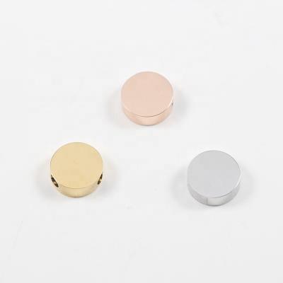 China 8mm Environmental Friendly Pearl Stainless Steel Pendant Mirror Polished Round Charms For Bracelet Necklace for sale