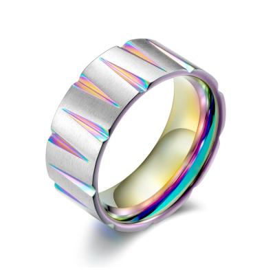 China New Party High Quality Environmental Friendly Jewelry Gift Titanium Steel Rings For Boy for sale