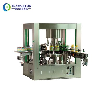 China factory price pet food bottle flat opp bopp labeling machine for sale