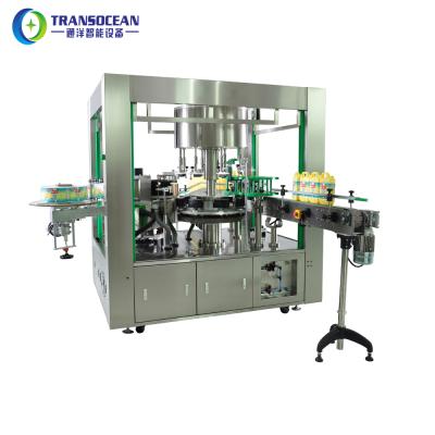 China Food Fully Automated High Speed ​​Flat Melt Detergent Hot Opp Bottle Labeling Machine for sale