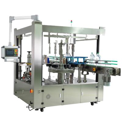 China Food Guangzhou sticker bottle transocean adhesive paper labeling machine for sale