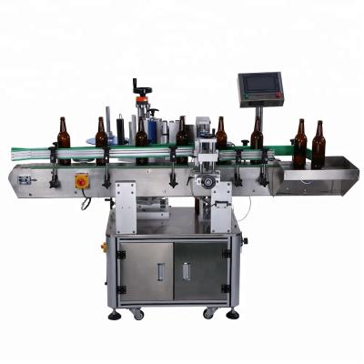 China APPAREL Automatic Self Adhesive Sticker Wrap Around Wine Bottle Labeling Machine For All Kind Round Bottles for sale