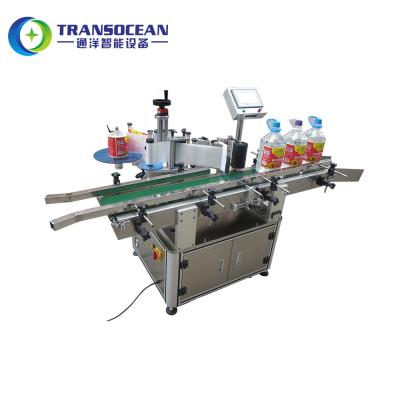 China CLOTHING Flat 5 Gallon Bucket Side Labeling Machine for sale