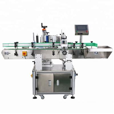 China Single Operation Transocean Automatic Paint Bucket Labeling Machine For Plastic Bucket for sale