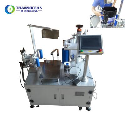 China CLOTHING Transocean Guangzhou China 15L Round Paint Pail Labeling Machine for sale