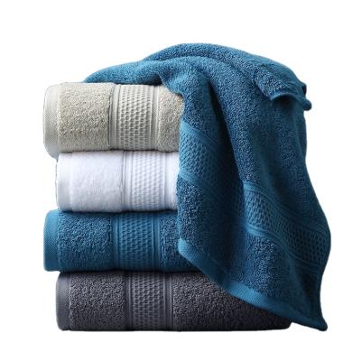 China 100% Sustainable Cotton Extra Large 80*160cm Egyptian Cotton Bath Towel Gift Towel Set In Stock for sale