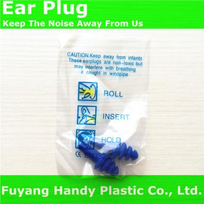 China In-Ear CE Silicone Metal Detectable Ear Plugs for sale