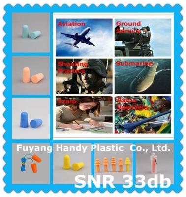 China In-Ear Promotion Stationery Gift Famous Brand PU Foam Ear Plug for sale