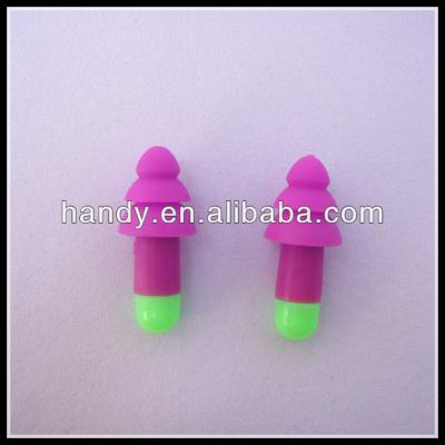 China In-ear noise reduction, softer, safer, protective silicon earplugs for sale