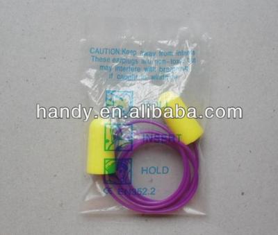 China High quality in-ear, slow rebound, PU foam earplugs for sale