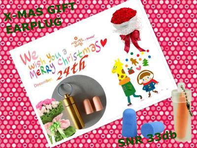 China Worldwide SNR 33db (CE) Pu Ear Plug Christmas Gift for sale