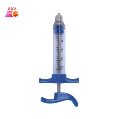 China Veterinary Instruments 10ml, 20ml, 30ml, Poultry Chicken Pig Sheep Cattle 50ml Syringe Veterinary Steel Plastic Unadjustable Multicolor for sale