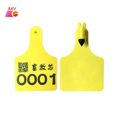 China Farms RFID Animal Chip Identification Tracking Device Cow Livestock Animal Ear Tag for sale