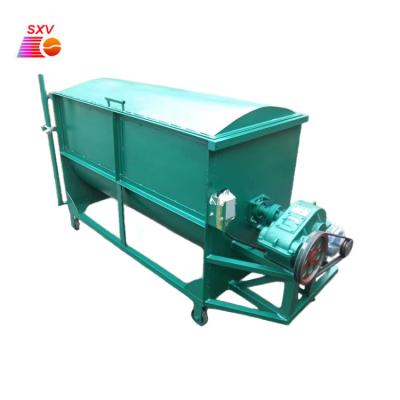 China Factory Livestock Animal Sheep Drill Dry Powder Feed Mixer Machine Poultry Feed Mixer Horizontal Feed Mixer Equipment for sale