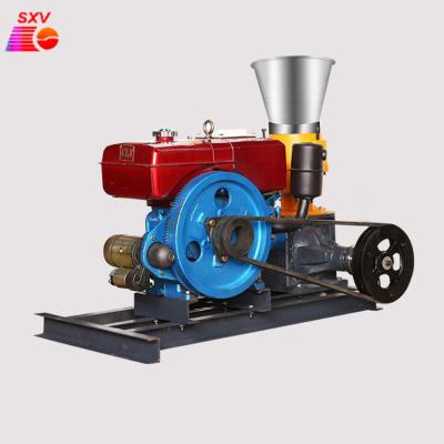 China Factory Poultry Animal Feed Diesel Engine Power Pellet Making Mill Machine for sale