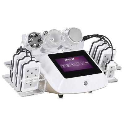 China Weight Loss Lipo Laser 9 in 1 Machine RF Vacuum Cavitation Slimming System for sale