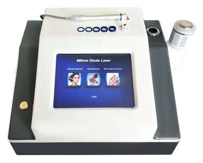 China Blood vessel removal 980nm diode laser vascular removal machine/spider vein removal/blood vessel removal for sale