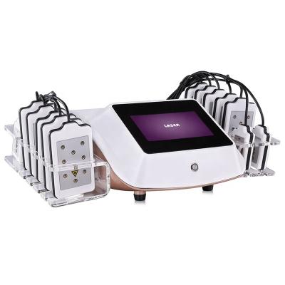 China Fat Weight Loss Home Lipo Laser Removal Lipolaser Machine 10 Pads Lipolaser Handle for sale