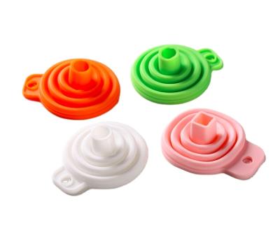 China Customization Viable Silicone Direct Oil Funnel BPA Mini Hopper Food Grade Silicone Funnel Mini Small Size 9.2*7.6CM for sale