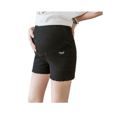 China Wholesale High Quality Breathable Maternity Cotton Safety Pants 100% Pregnant Yoga Shorts Maternity Pants for sale