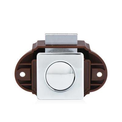 China RV/Motorhome cabinet lock.... Square Eastwu RV Caravan Motorhome Cabinets Cupboard Push Button Knob Locks for sale