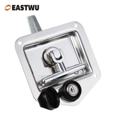 China Small Trailer Lock Caravan Trailer Truck Tool Box T-Handle Lock for sale